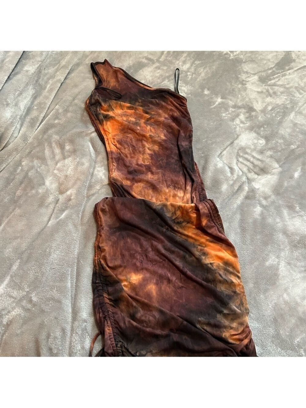 NWOT SHEIN One-Shoulder bodycon Tie-Dye Dress